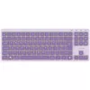 Teclado CANYON OnType 10 Low Profile EN com fios Violeta