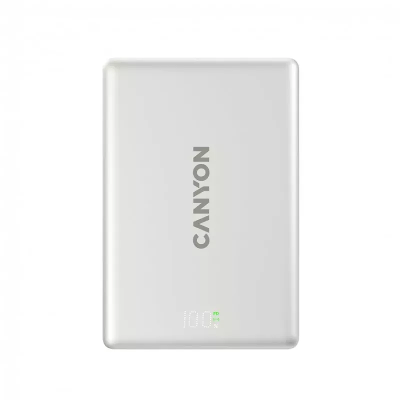 Power Bank Magnética CANYON OnPower 511 PD20W 10000mAh Alumínio Star Grey