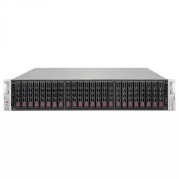 Caixa Supermicro SC216 BE1C-R609JBOD 2U 24x2,5 polegadas Hot-Swap SAS3 JBOD com 2x600W fontes de alimentação redundantes