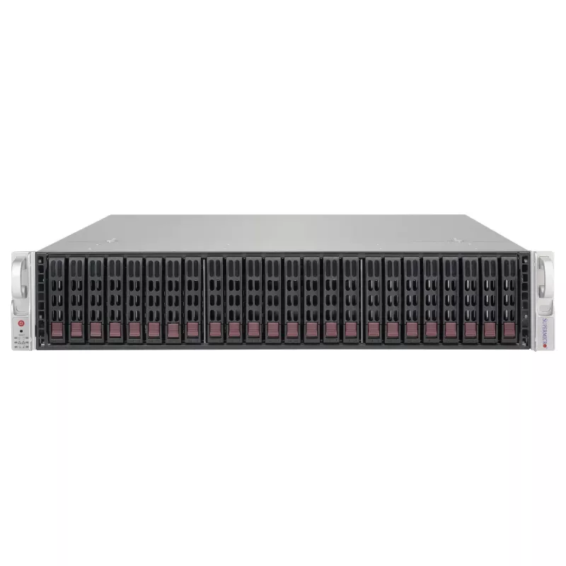 Caixa Supermicro SC216 BE1C-R609JBOD 2U 24x2,5 polegadas Hot-Swap SAS3 JBOD com 2x600W fontes de alimentação redundantes