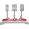 Simagic Heel Stop para conjunto de pedais P1000/P1000i - Vermelho
