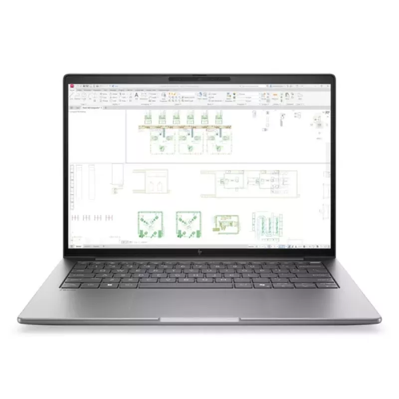 HP ZBook 8 G2i estação de trabalho móvel - Intel Core Ultra X9 388H - Win 11 Pro - Arc B390 - 64 GB RAM - 1 TB SSD NVMe - 35,6 cm (14 polegadas)
