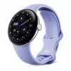 Google Pixel Watch 4 - 41 mm - Alumínio Polished Silver - Iris Active Band - Smartwatch Wear OS