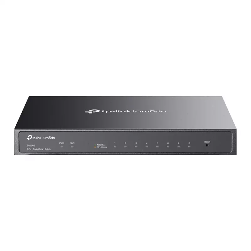 Switch TP-LINK TL-SG2008 8 portas Gigabit Smart Managed