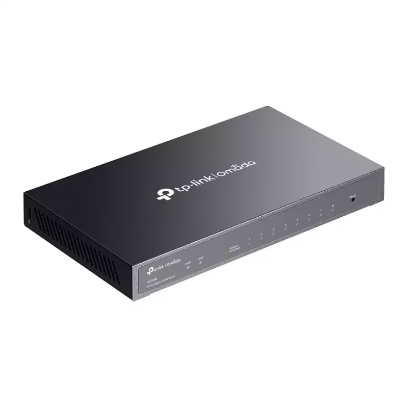 Switch TP-LINK TL-SG2008 8 portas Gigabit Smart Managed