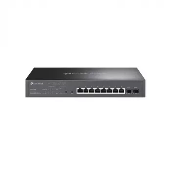 Switch TP-LINK TL-SG2210MP Smart Managed Layer 2+, 8 portas Gigabit PoE+ com 2 slots SFP, orçamento PoE 150W, montagem em rack