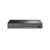 TP-Link Omada TL-SG2210MP switch PoE gerido L2/L2+, 8x Gigabit RJ45, capacidade de comutação de 20 Gbps, montagem em rack 1U