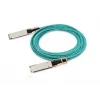 Cabo de ligação direta HPE Aruba 100GBase-AOC - Ficha QSFP28 para ficha QSFP28 - 7 m Cabo ótico ativo