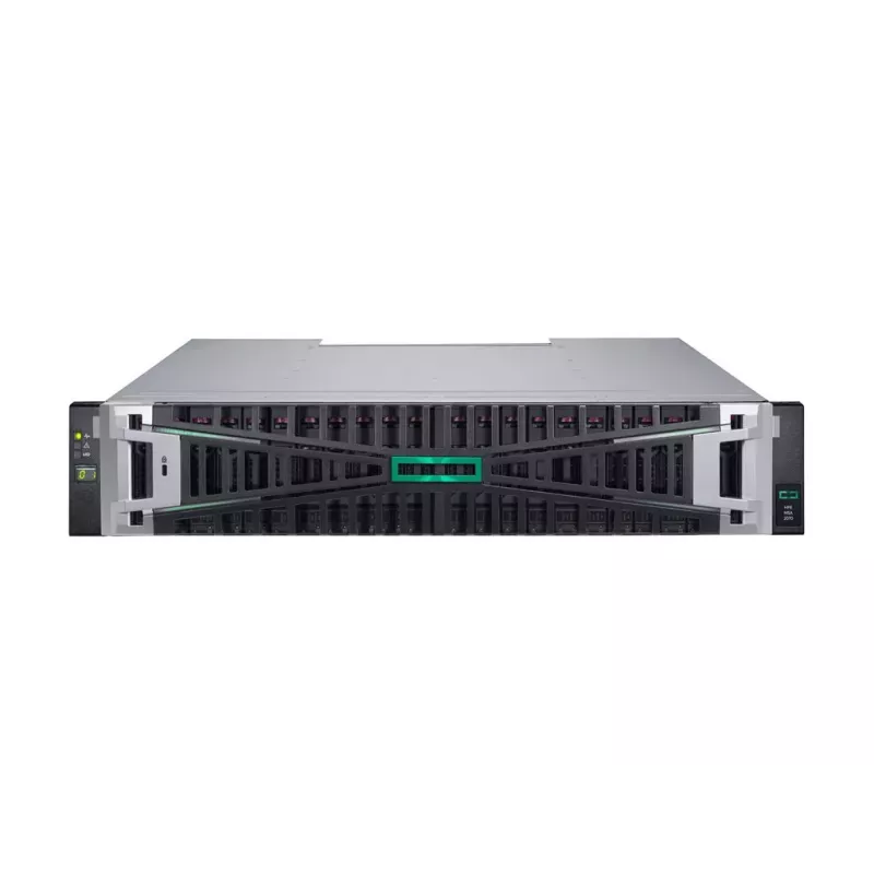 HPE Modular Smart Array 2070 16Gb Fibre Channel SFF Storage - 7.ª Geração - Hybrid Flash Array - 0 TB - 24 baias SFF - Montagem em rack 2U