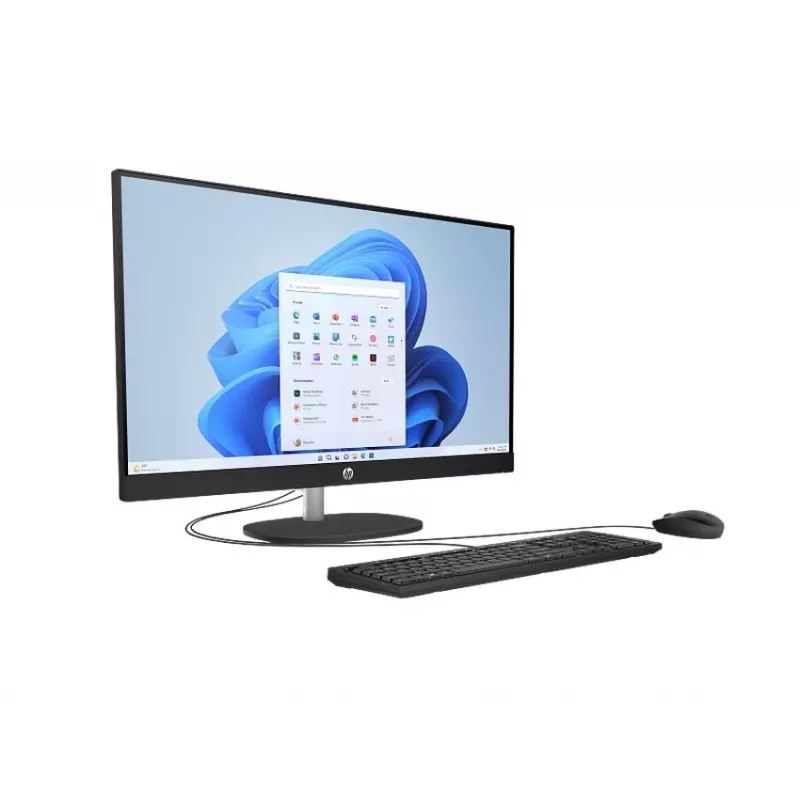 HP All-in-One 27-cr0912nc computador de secretária, Intel Core i5-1334U, 16 GB RAM, 512 GB SSD, ecrã Full HD IPS de 27 polegadas, Windows 11 Home, branco (recondicionado)