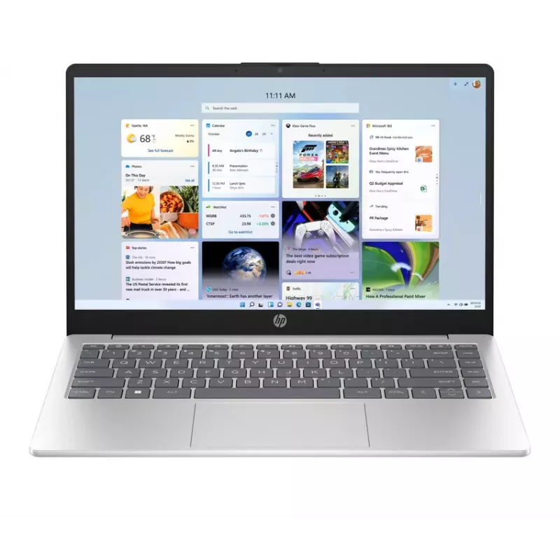 HP Portátil 14-em0021ne, AMD Ryzen 5 7520U, 8GB RAM, 256GB SSD, 14,0 polegadas FHD, Natural Silver, Windows 11 Home (recondicionado)