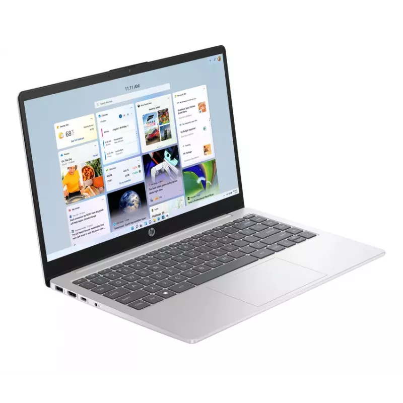 HP Portátil 14-em0021ne, AMD Ryzen 5 7520U, 8GB RAM, 256GB SSD, 14,0 polegadas FHD, Natural Silver, Windows 11 Home (recondicionado)