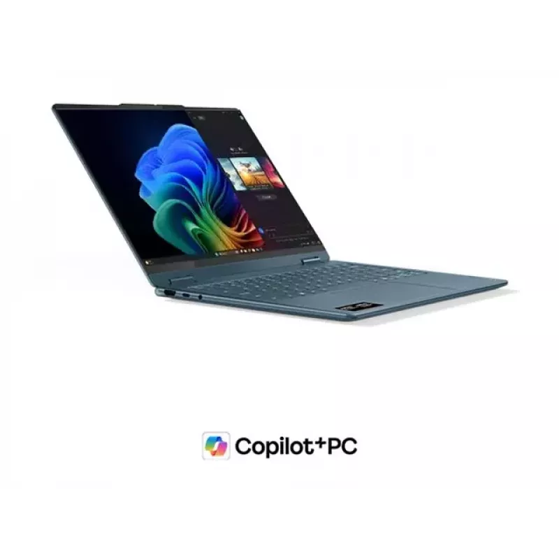 Lenovo Yoga 7 2-in-1 14AKP10 14 polegadas WUXGA OLED ecrã tátil AMD Ryzen AI 7 350 16GB 512GB SSD AMD Radeon 860M Graphics Windows 11 Home Tidal Teal teclado retroiluminado (nórdico) - sem adaptador de alimentação