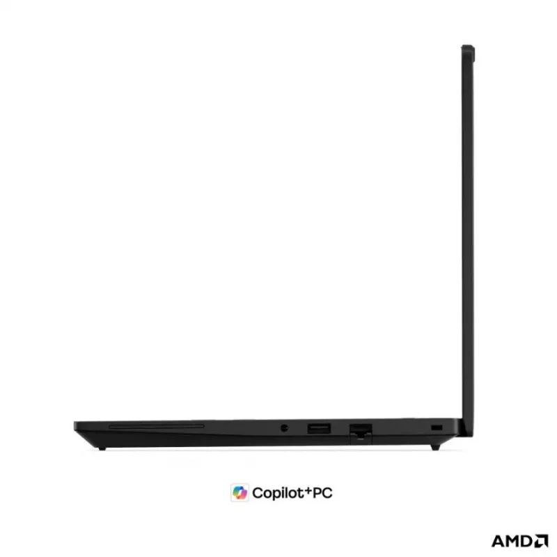 Portátil Lenovo ThinkPad T14 G7 AMD - 14 polegadas WUXGA IPS antirreflexo - AMD Ryzen AI 5 PRO - 16 GB DDR5 - 512 GB SSD - AMD Radeon 840M Graphics - Windows 11 Pro - Wi-Fi 7 - Bluetooth 5.4 - preto