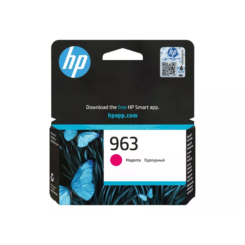 Tinteiro original HP 963 magenta (3JA24AE#LS3)