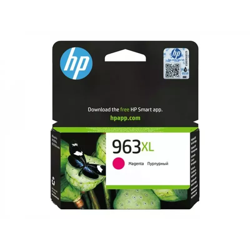 Tinteiro original HP 963XL de alto rendimento magenta