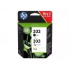 Tinteiro original HP 303 preto/tricolor, pack de 2