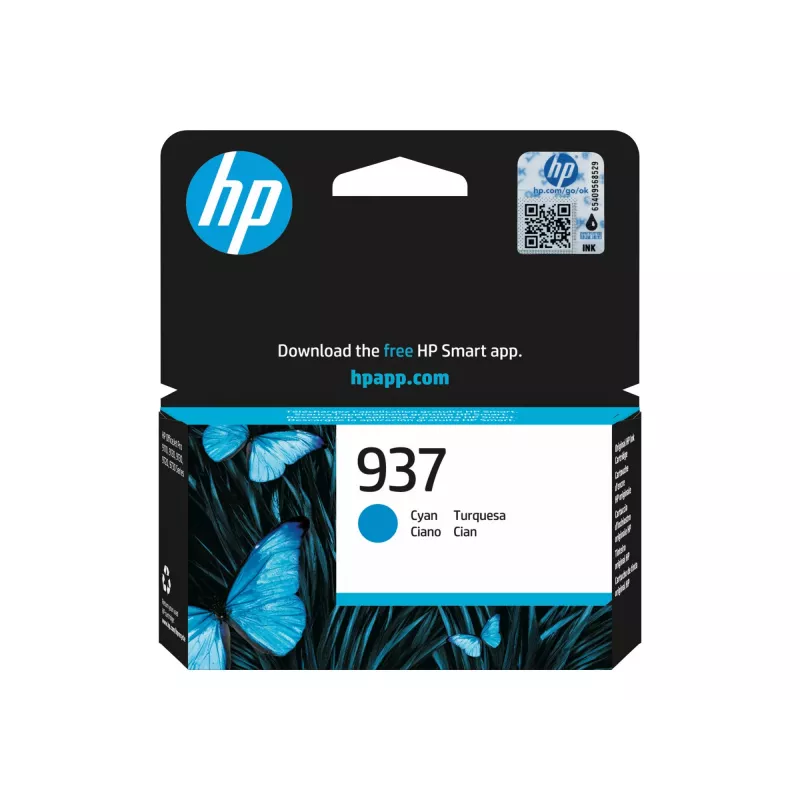 Tinteiro original HP 937 ciano