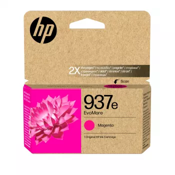 Tinteiro original HP 937e EvoMore magenta
