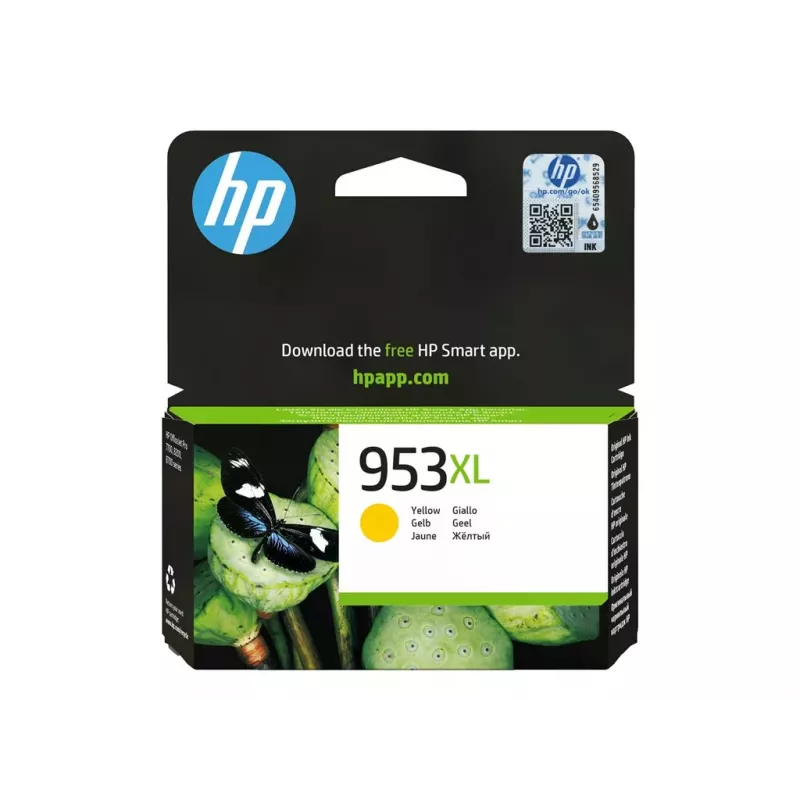 Tinteiro original HP 953XL de alto rendimento amarelo