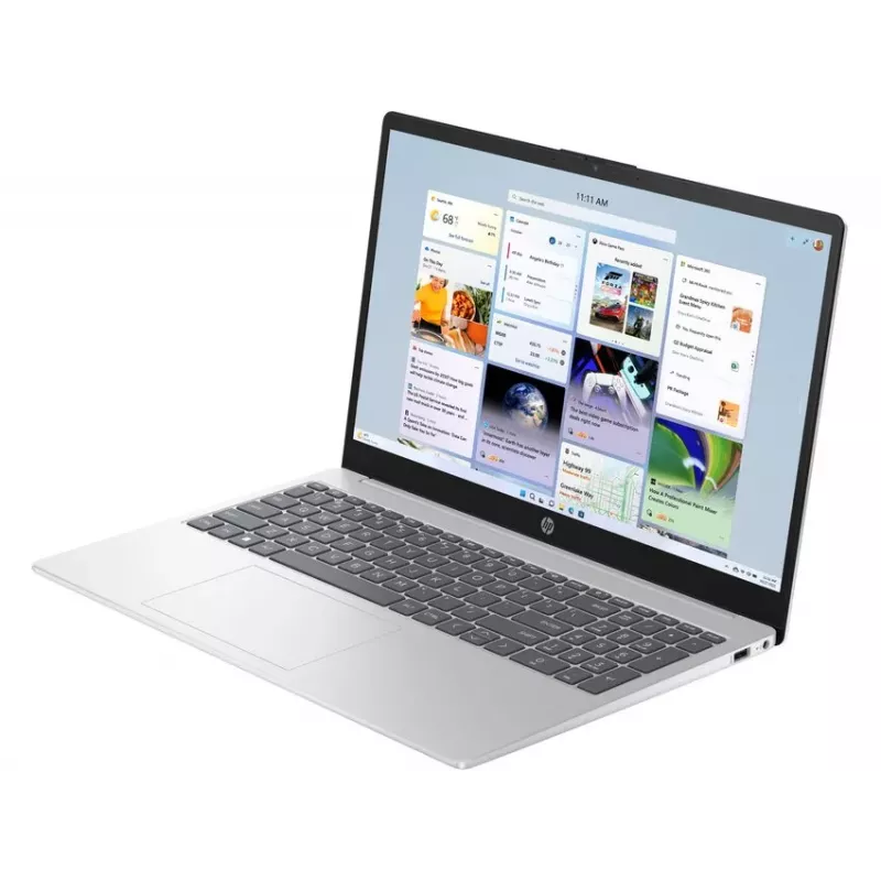HP Portátil 15-fd0325ne, Intel Core Ultra 5 120U, 24GB RAM, 512GB SSD, 15,6 polegadas Full HD, Windows 11 Home, prateado (recondicionado)
