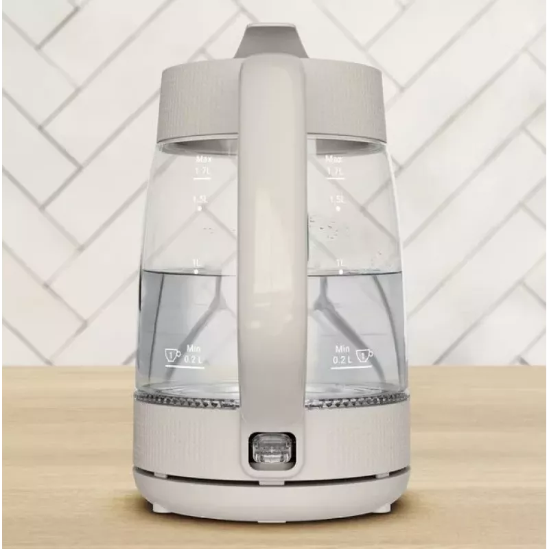 Tefal Morning Glass Kettle KO2G0BE0 1,7L 2200W Transparente/Preto