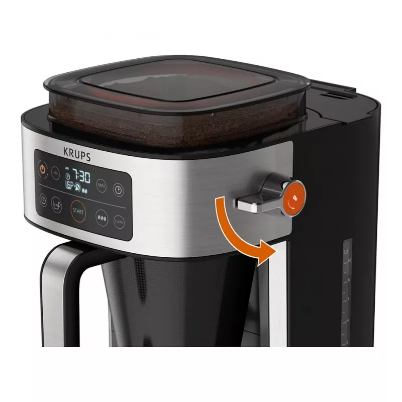 KRUPS KM760D Máquina de café de filtro Aroma Preto 2-10 chávenas