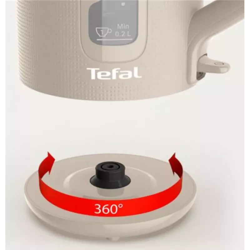 Tefal KO2M0B10 Morning Kettle, Bege, 1,7L, 2400W