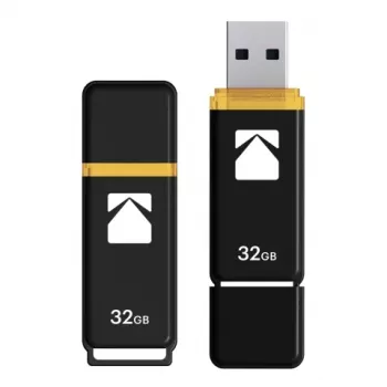 Kodak USB 3.0 K100 32GB Pen Drive Preto EKMMD32GK103