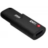 Pen USB Emtec USB 3.2 Click Secure B120 256GB preto