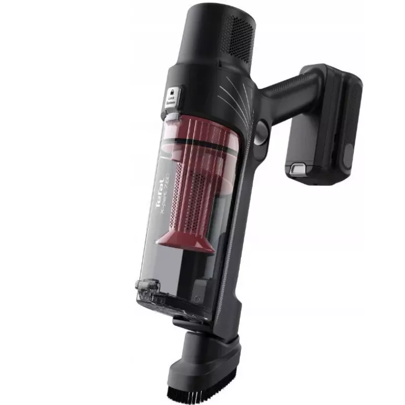 Tefal X-Pert 7.60 Animal TY6A75 Aspirador vassoura sem fios, 18,5 V, Vermelho/Preto