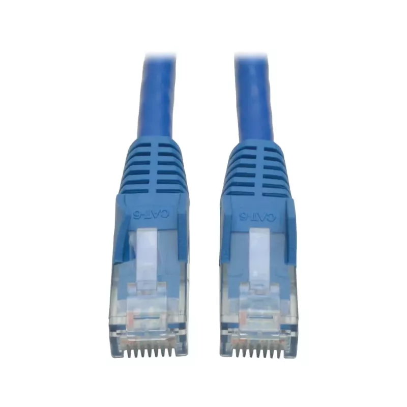 Tripp cabo de rede Cat6 Gigabit Snagless Molded RJ45 M/M azul de 3 pés