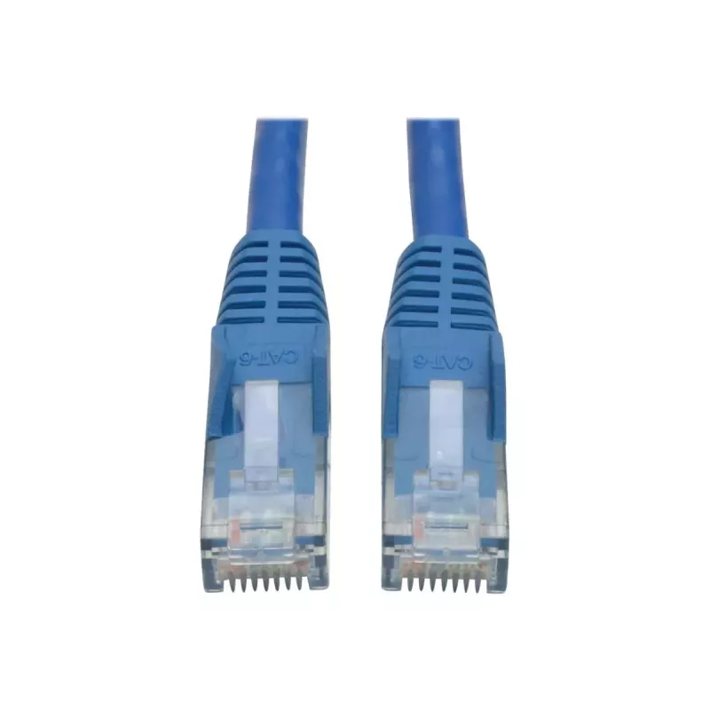Tripp cabo de rede Cat6 Gigabit Snagless Molded RJ45 M/M azul de 3 pés