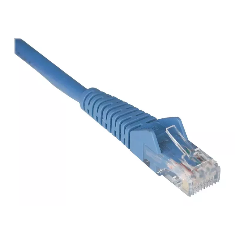 Tripp cabo de rede Cat6 Gigabit Snagless Molded RJ45 M/M azul de 3 pés