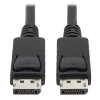 EATON Tripp Lite Series cabo DisplayPort com fichas de bloqueio, 4K 60 Hz (M/M), preto, 10 pés (3,05 m)