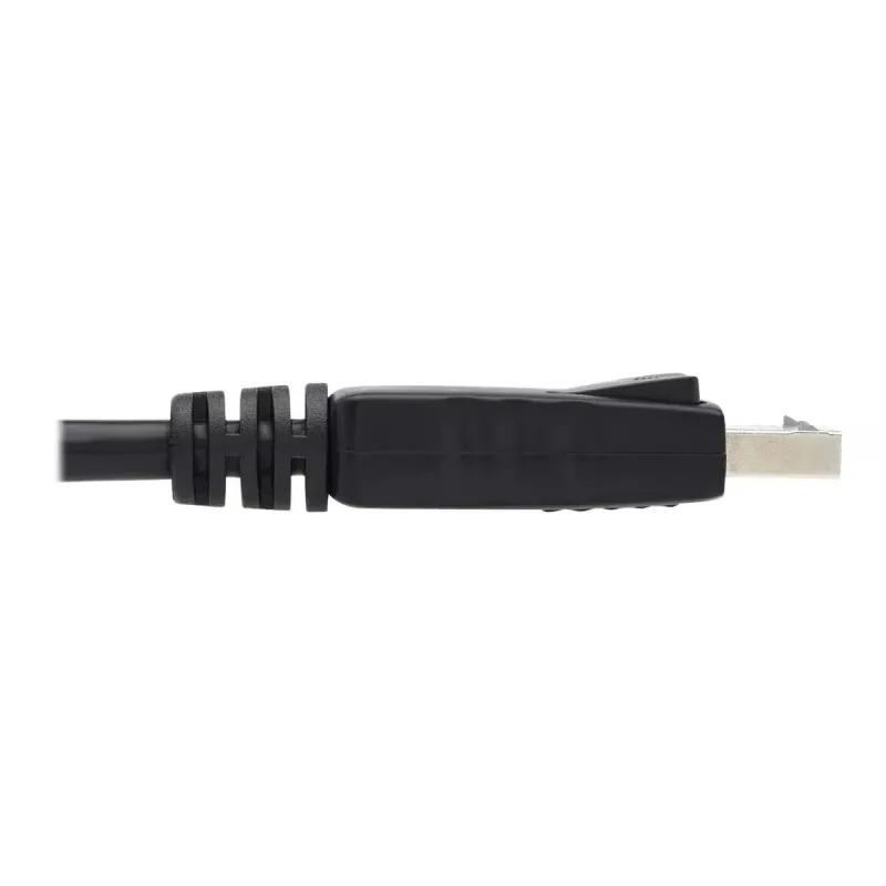 EATON Tripp Lite Series cabo DisplayPort com fichas de bloqueio, 4K 60 Hz (M/M), preto, 10 pés (3,05 m)