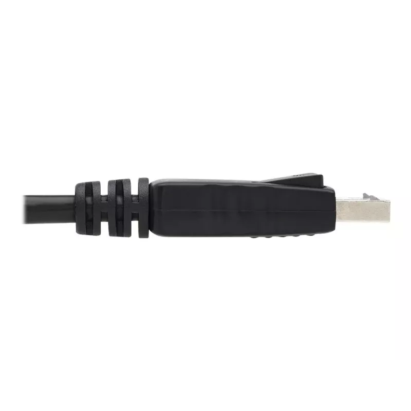 Tripp Lite Series cabo DisplayPort com fichas de bloqueio, 4K 60 Hz (M/M), preto, 1,8 m