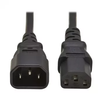 Eaton Tripp Lite Série Cabo de alimentação, IEC 60320 C14 para C13, 0,5 m, Preto