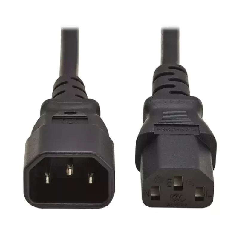 Eaton Tripp Lite Série Cabo de alimentação, IEC 60320 C14 para C13, 0,5 m, Preto