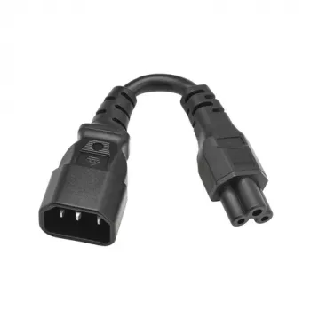 Eaton Tripp Lite Series cabo de alimentação - IEC C14 para IEC C5 - 0,15 m - preto