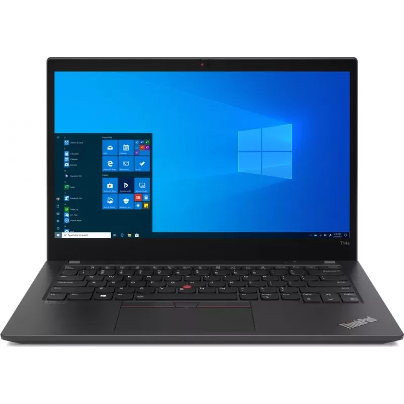 Lenovo ThinkPad T14s Gen 2 Portátil - AMD Ryzen 5 PRO 5650U, 8GB RAM, 256GB SSD, 14,0 polegadas FHD IPS, Windows 10 Pro (recondicionado)