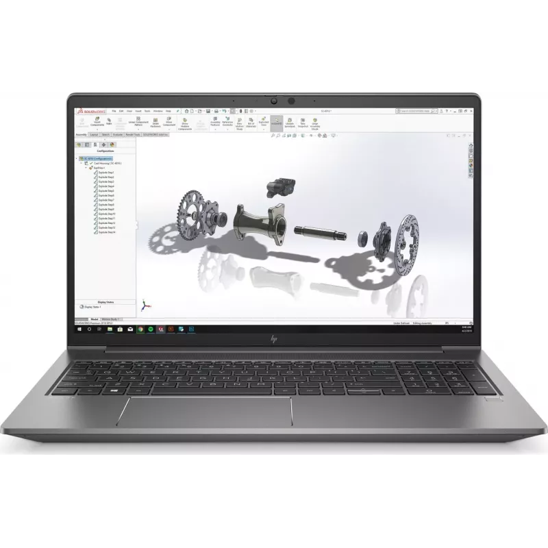 HP ZBook Power G7 15,6 polegadas FHD Portátil, Intel Core i7-10750H, 32GB RAM, 1TB SSD, NVIDIA Quadro T1000, Windows 10 Pro (recondicionado)