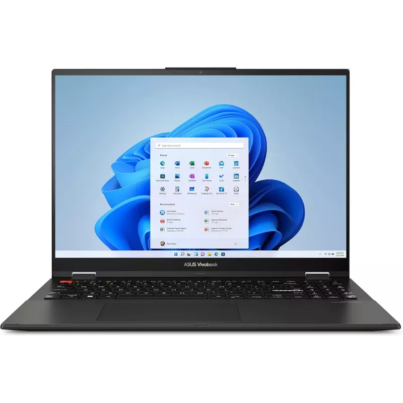 ASUS Vivobook S 16 Flip TN3604YA Portátil - AMD Ryzen 7 7730U, 16GB RAM, 512GB SSD, 16 polegadas WUXGA ecrã tátil, Windows 11 Home, Cool Silver (recondicionado)