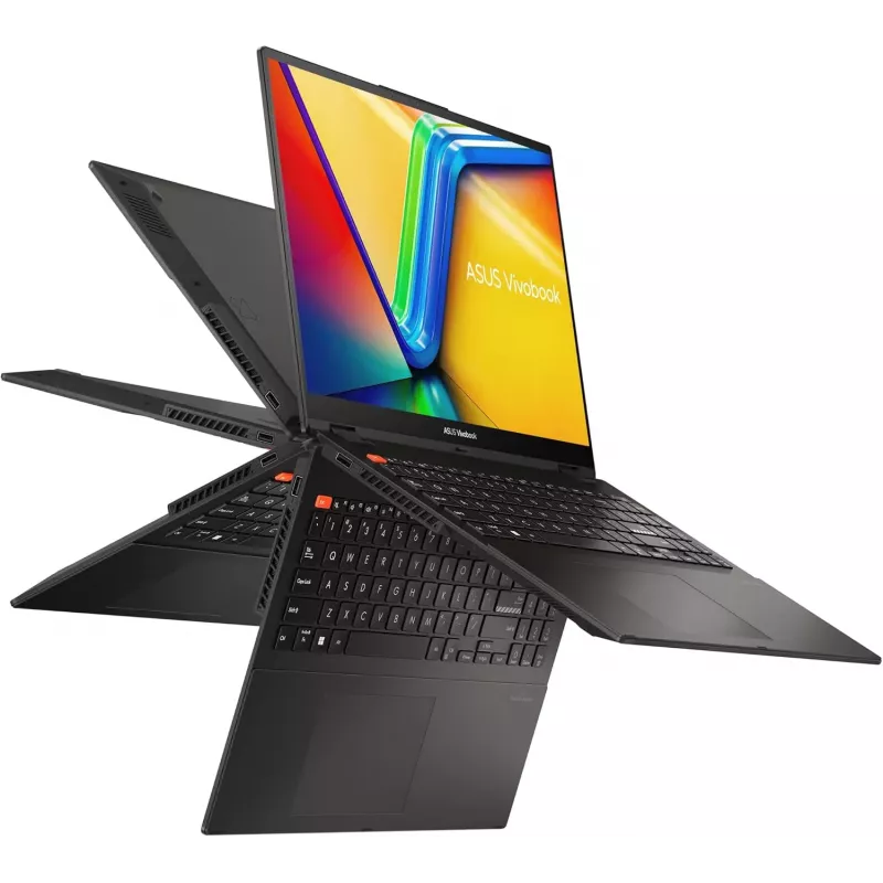 ASUS Vivobook S 16 Flip TN3604YA Portátil - AMD Ryzen 7 7730U, 16GB RAM, 512GB SSD, 16 polegadas WUXGA ecrã tátil, Windows 11 Home, Cool Silver (recondicionado)
