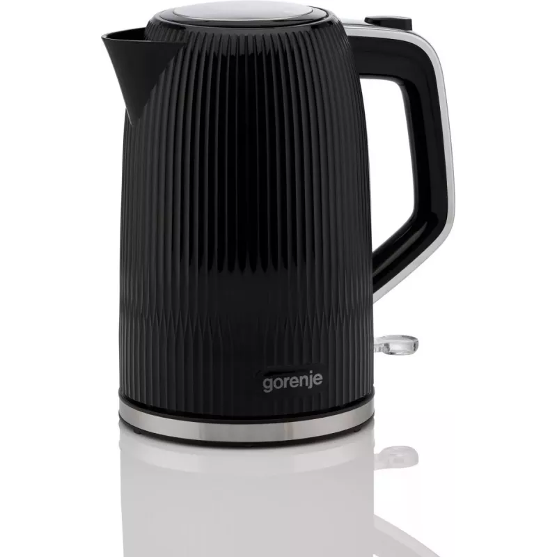 Chaleira elétrica Gorenje K17DPB 1,7L 2200W preto plástico/aço inoxidável