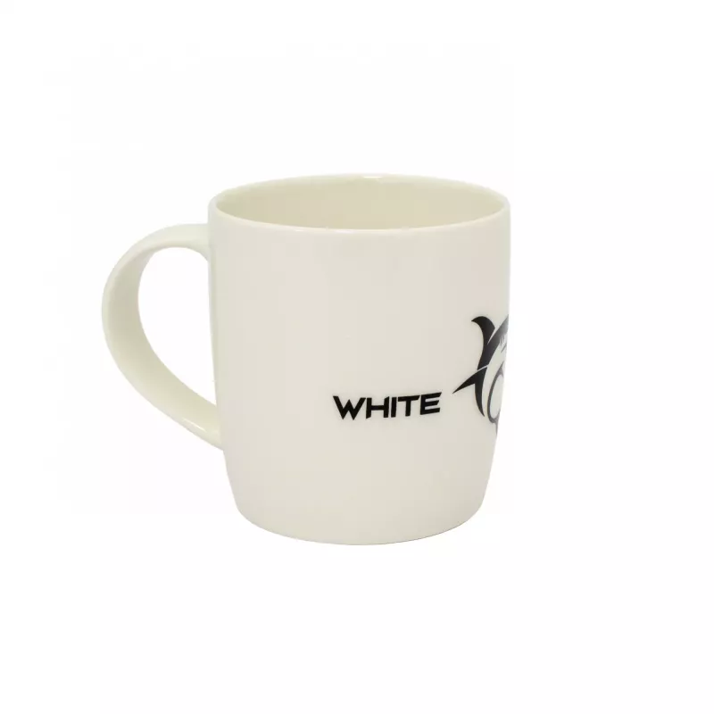 Caneca Gaming White Shark MUG 370 ml Preta Cerâmica