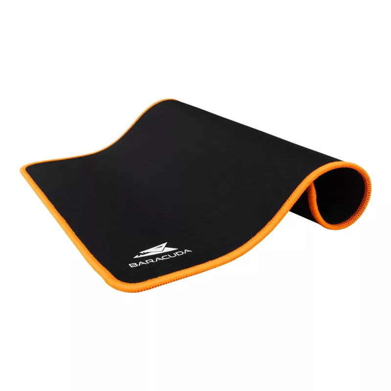 Tapete de rato gaming Baracuda WALRUS-M BGMP-081 preto/laranja 300x250