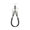 SBOX LANYARD BLACK cabo USB-C para USB-C 1,5 m preto