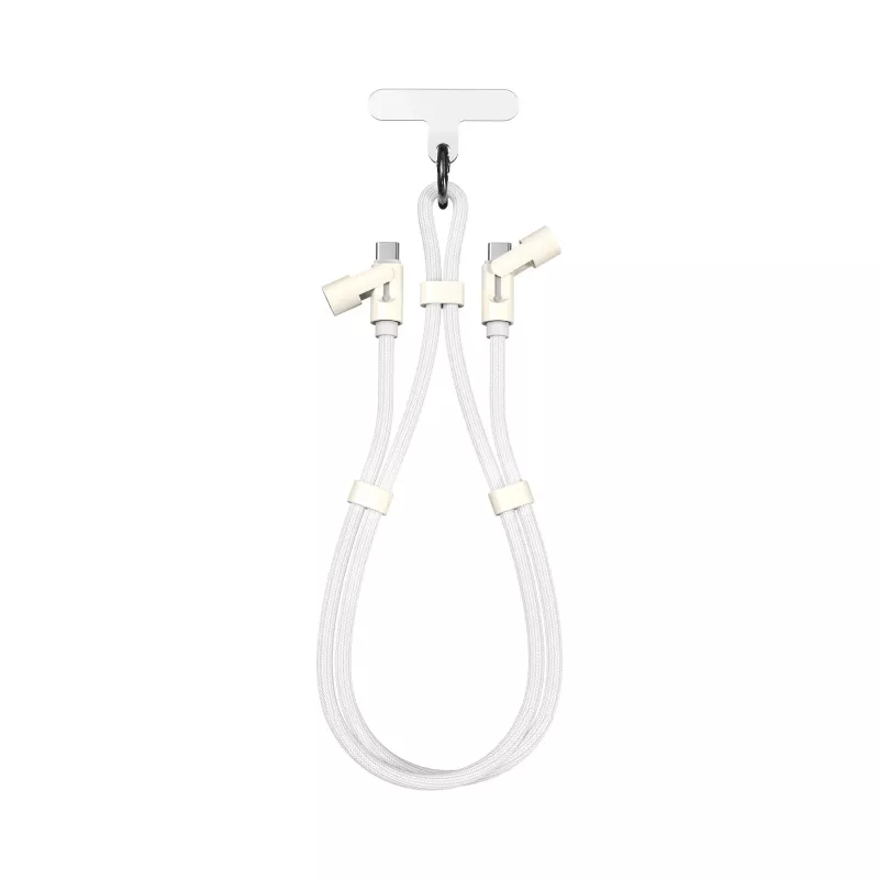SBOX Lanyard White cabo USB-C para USB-C 1,5 m branco
