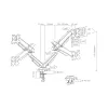 White Shark KHUFU-II GMS-3211 / Suporte de secretária para 2 monitores